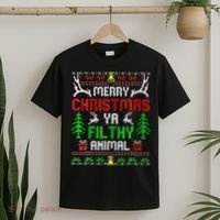 Merry Christmas Animal Filthy Ya  T-Shirt thumb 2