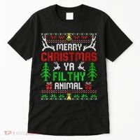 Merry Christmas Animal Filthy Ya  Tall T-Shirt thumb 0