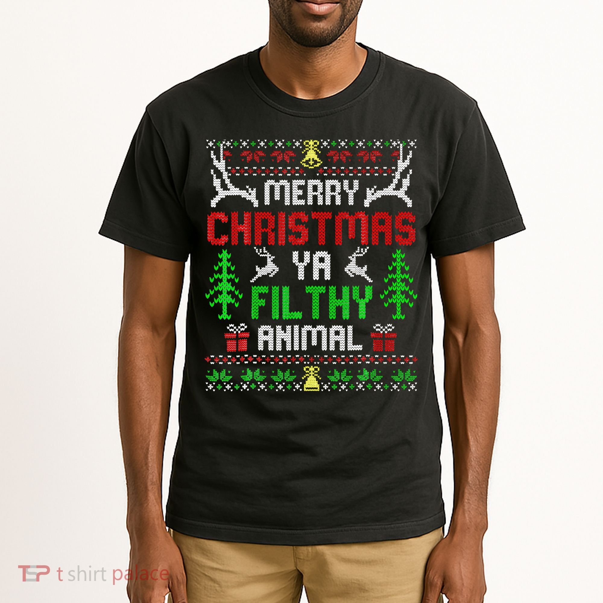 Merry Christmas Animal Filthy Ya  Tall T-Shirt