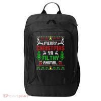 Merry Christmas Animal Filthy Ya  City Backpack thumb 0