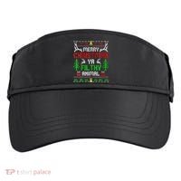 Merry Christmas Animal Filthy Ya  Adult Drive Performance Visor thumb 0
