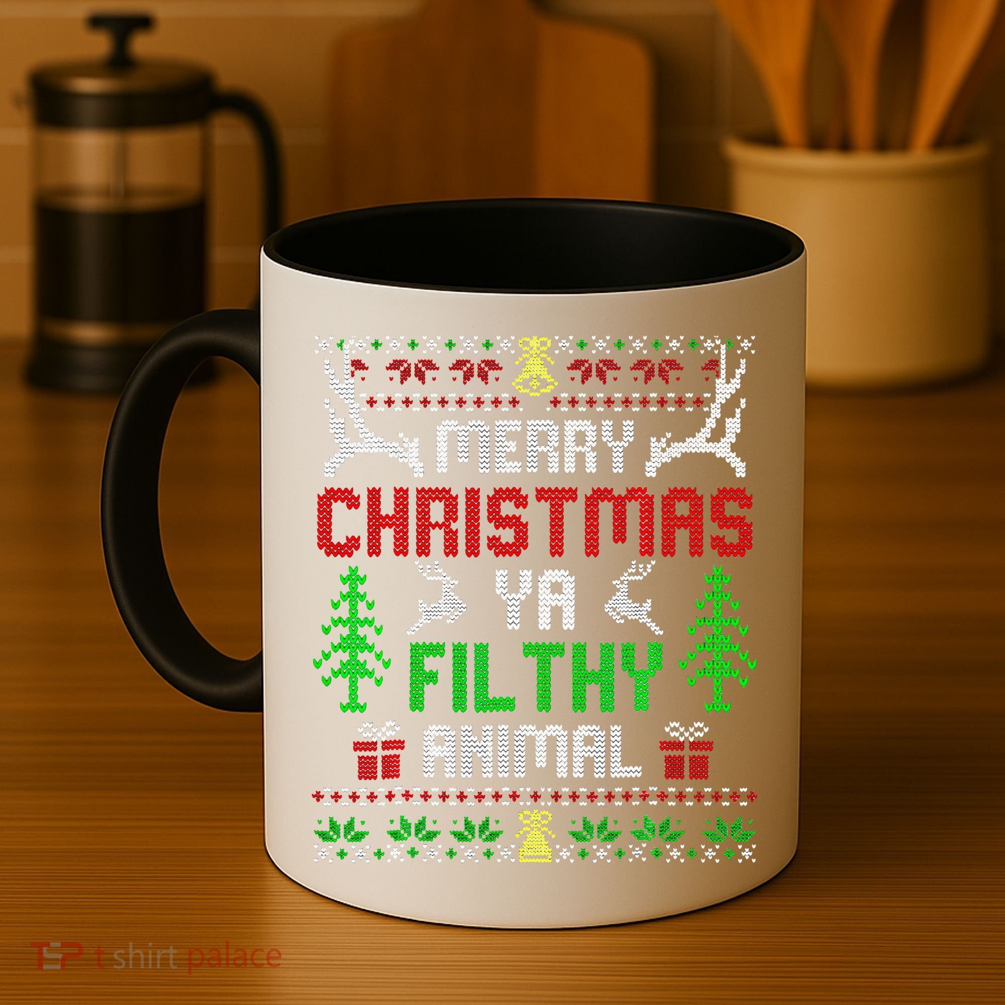 Merry Christmas Animal Filthy Ya  Coffee Mug