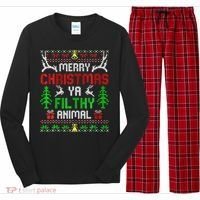 Merry Christmas Animal Filthy Ya  Long Sleeve Pajama Set thumb 0