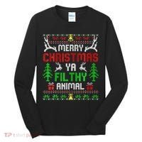 Merry Christmas Animal Filthy Ya  Tall Long Sleeve Shirt thumb 0