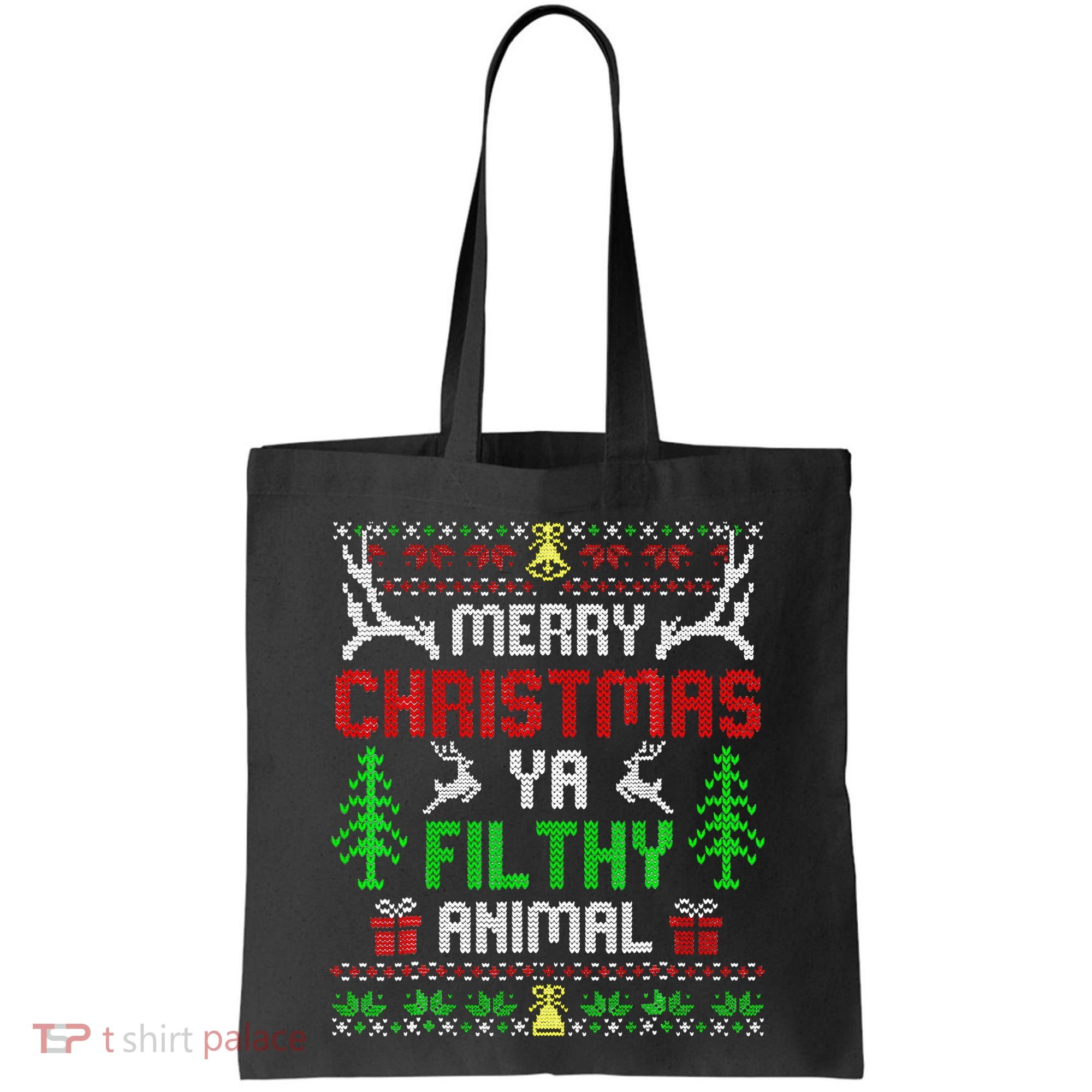 Merry Christmas Animal Filthy Ya  Tote Bag