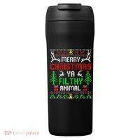 Merry Christmas Animal Filthy Ya  24oz Duet Stainless Steel Tumbler thumb 0