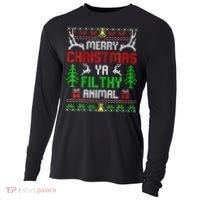 Merry Christmas Animal Filthy Ya  Cooling Performance Long Sleeve Crew thumb 0