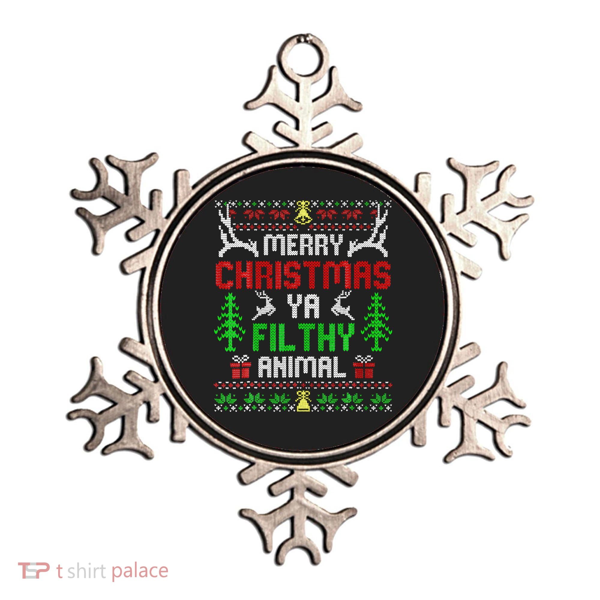 Merry Christmas Animal Filthy Ya  Ornament