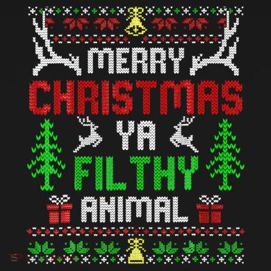 Merry Christmas Animal Filthy Ya  Ornament