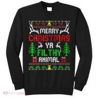 Merry Christmas Animal Filthy Ya  Tall Sweatshirt thumb 0