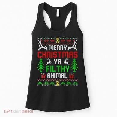 Merry Christmas Animal Filthy Ya  Women's Tank Top