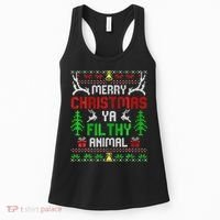 Merry Christmas Animal Filthy Ya  Women's Tank Top thumb 0