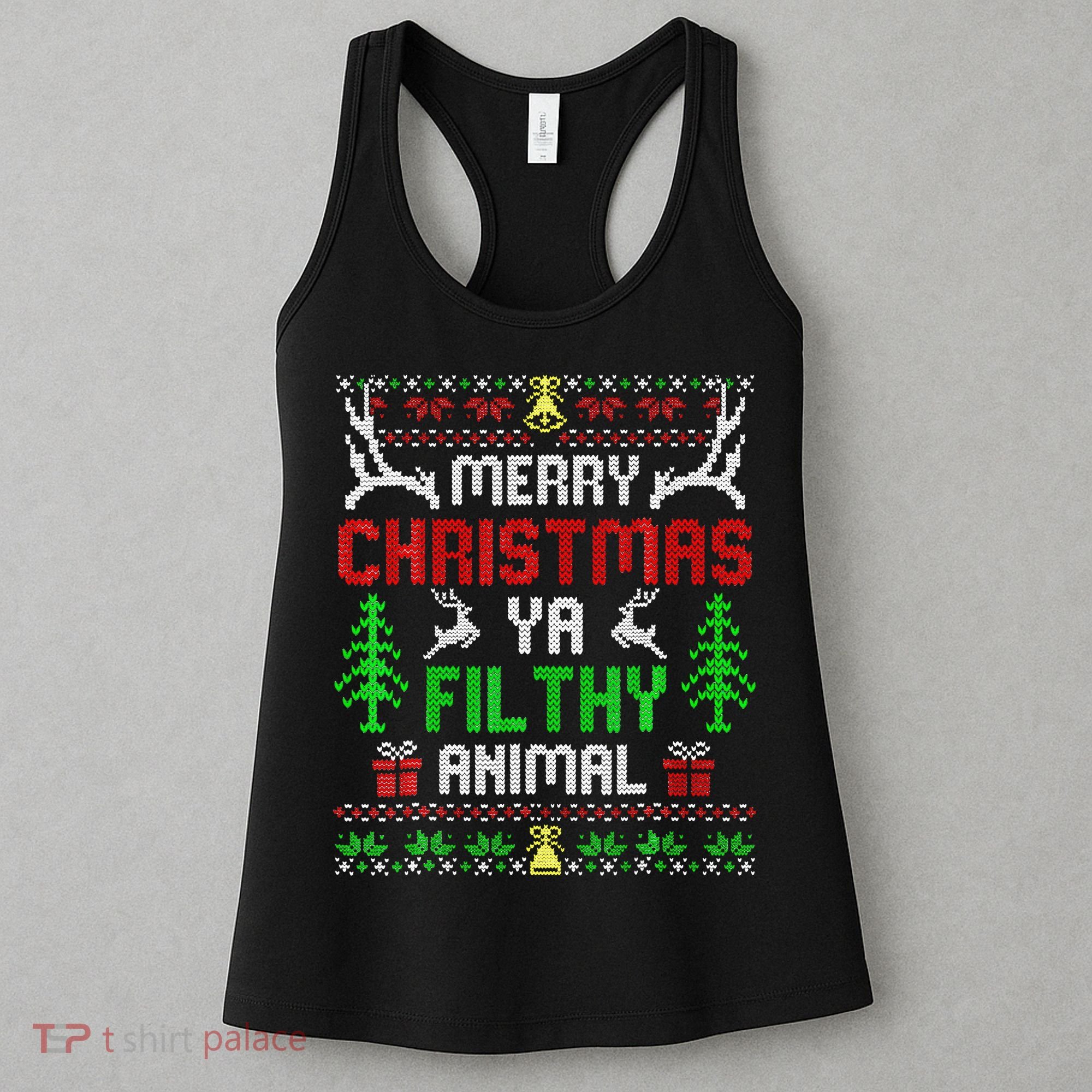 Merry Christmas Animal Filthy Ya  Women's Tank Top