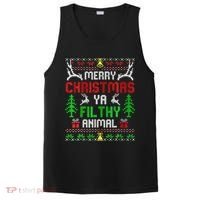 Merry Christmas Animal Filthy Ya  PosiCharge Competitor Tank thumb 0