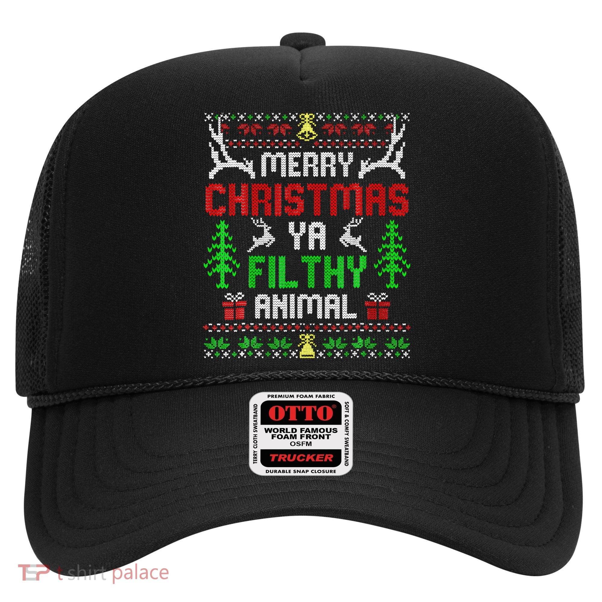 Merry Christmas Animal Filthy Ya  Hat