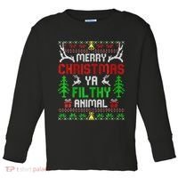 Merry Christmas Animal Filthy Ya  Toddler Long Sleeve Shirt thumb 0
