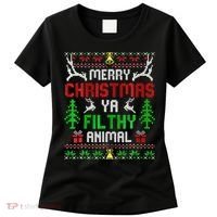 Merry Christmas Animal Filthy Ya  Women's T-Shirt thumb 0