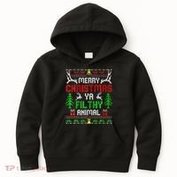 Merry Christmas Animal Filthy Ya  Kids Hoodie thumb 0