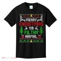 Merry Christmas Animal Filthy Ya  Kids T-Shirt thumb 0