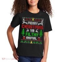 Merry Christmas Animal Filthy Ya  Kids T-Shirt thumb 2