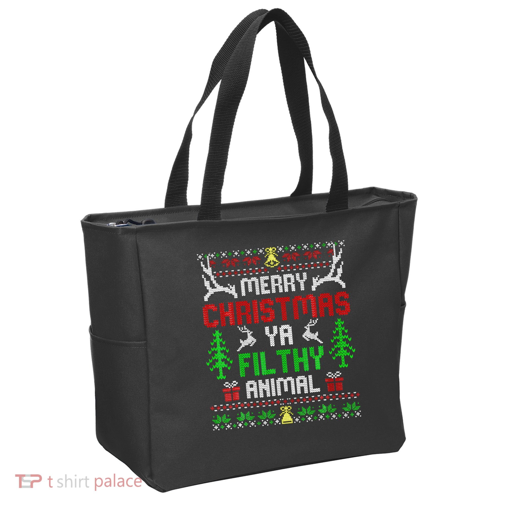 Merry Christmas Animal Filthy Ya  Tote Bag