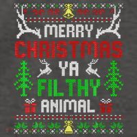 Merry Christmas Animal Filthy Ya  Vector Backpack thumb 2