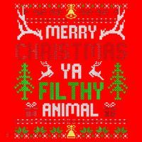 Merry Christmas Animal Filthy Ya  Santa Hat thumb 1
