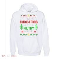 Merry Christmas Animal Filthy Ya  Comfort Colors Garment-Dyed Hooded Sweatshirt thumb 0