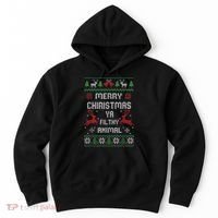 Merry Christmas Animal Filthy Ya Hoodie thumb 0