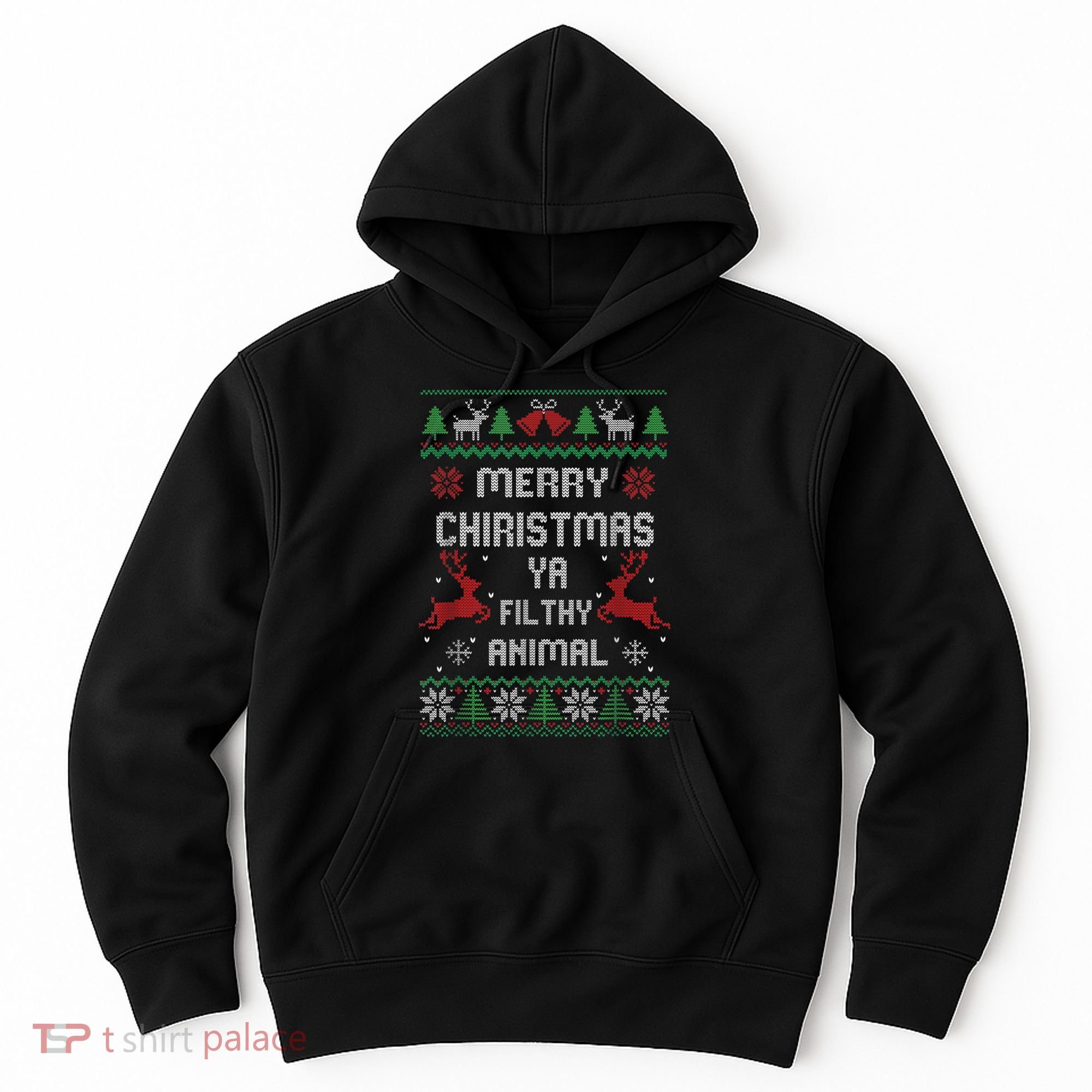 Merry Christmas Animal Filthy Ya Hoodie