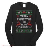 Merry Christmas Animal Filthy Ya Long Sleeve Shirt thumb 0