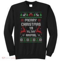 Merry Christmas Animal Filthy Ya Sweatshirt thumb 0