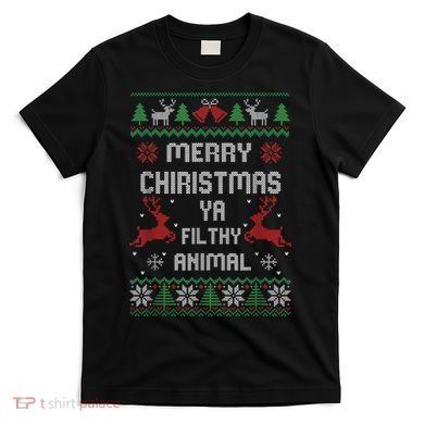 Merry Christmas Animal Filthy Ya T-Shirt