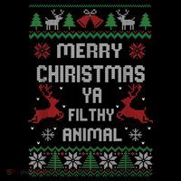 Merry Christmas Animal Filthy Ya Women's Hoodie thumb 2