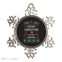 Merry Christmas Animal Filthy Ya Ornament thumb 0