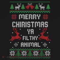 Merry Christmas Animal Filthy Ya Ornament thumb 1