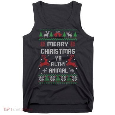 Merry Christmas Animal Filthy Ya Tank Top