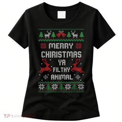 Merry Christmas Animal Filthy Ya Women's T-Shirt