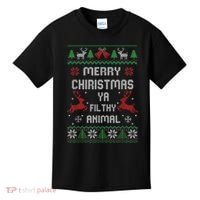 Merry Christmas Animal Filthy Ya Kids T-Shirt thumb 0