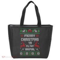 Merry Christmas Animal Filthy Ya Tote Bag thumb 0