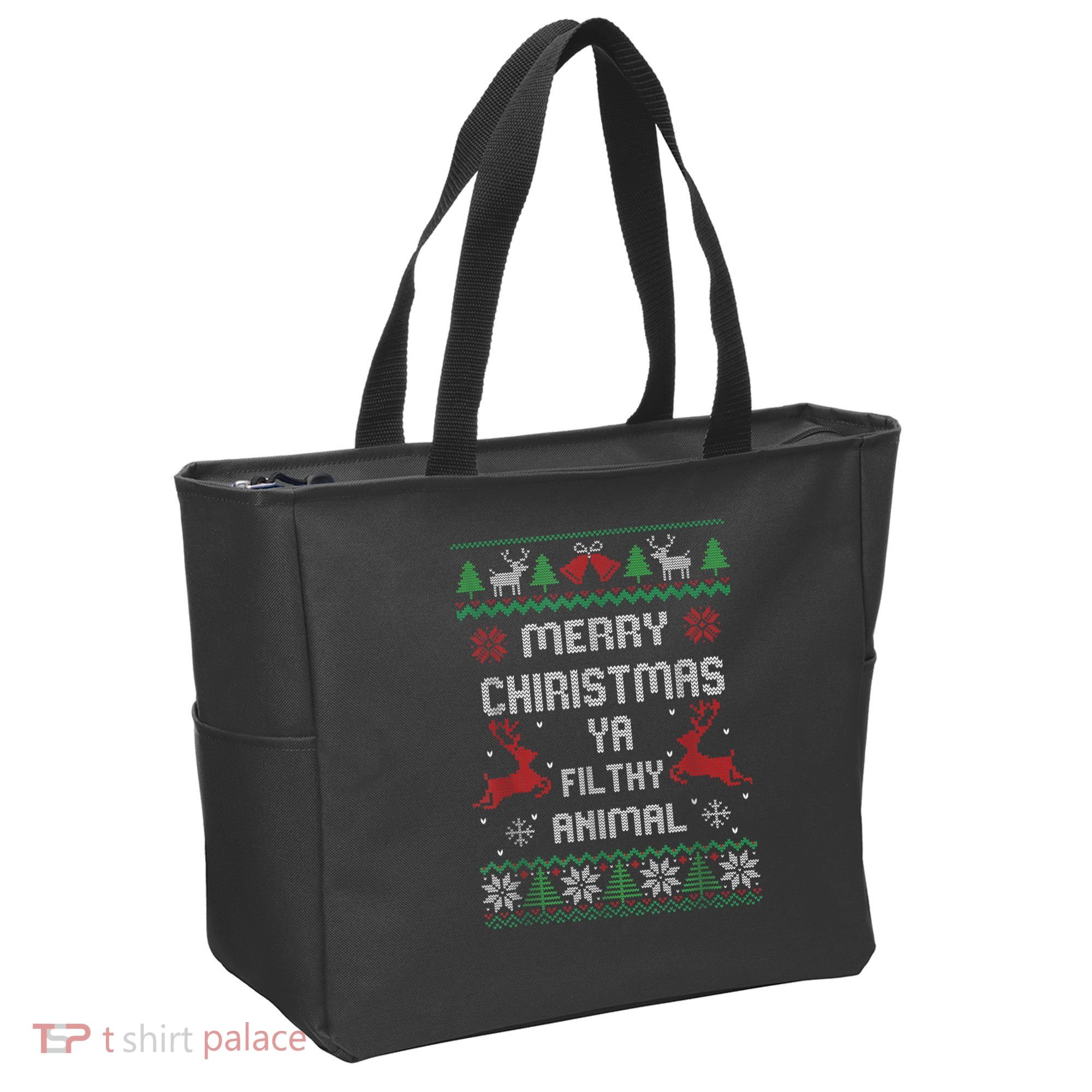 Merry Christmas Animal Filthy Ya Tote Bag