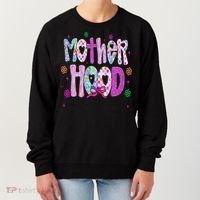 Motherhood Coquette Bow Checker Sarcastic MamaSassy Mother Women's Sweatshirt thumb 0