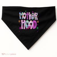 Motherhood Coquette Bow Checker Sarcastic MamaSassy Mother USA-Made Doggie Bandana thumb 0