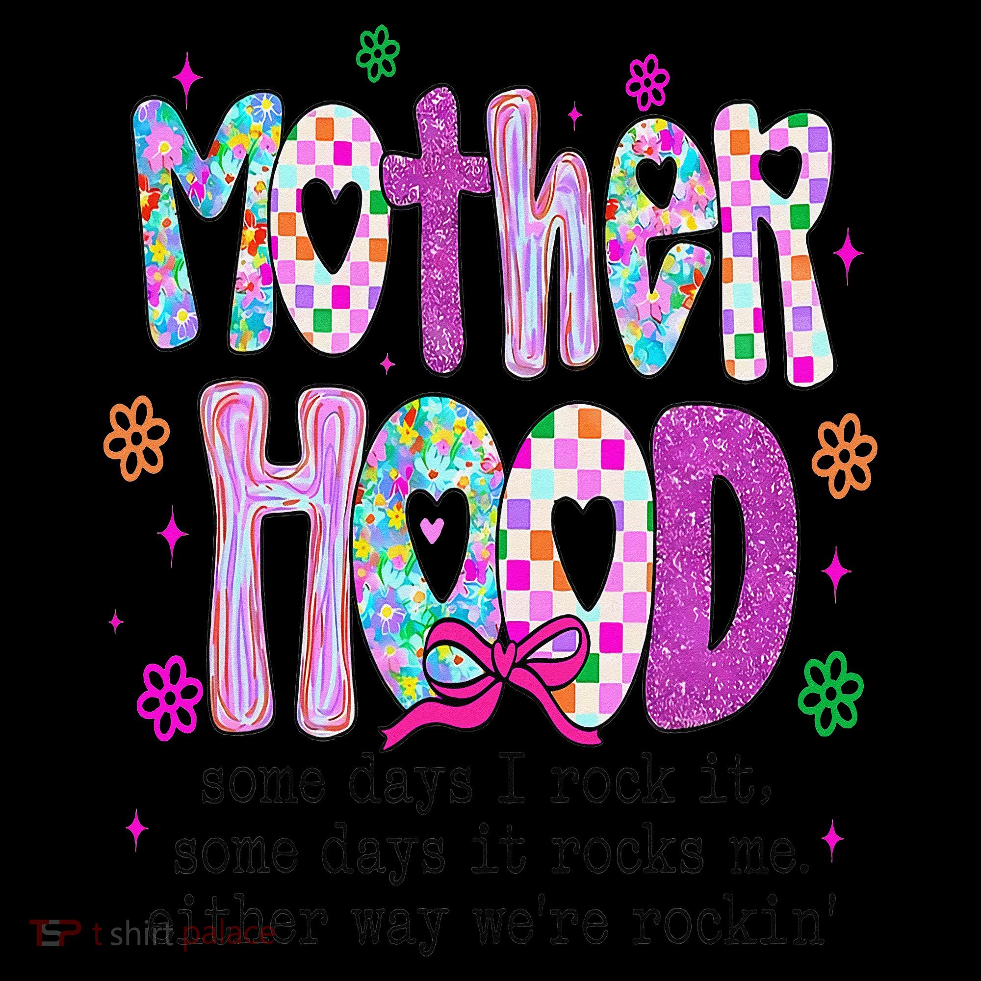 Motherhood Coquette Bow Checker Sarcastic MamaSassy Mother Coffee Mug