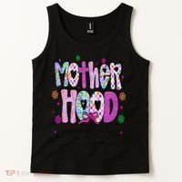 Motherhood Coquette Bow Checker Sarcastic MamaSassy Mother Tank Top thumb 2