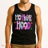 Motherhood Coquette Bow Checker Sarcastic MamaSassy Mother Tank Top thumb 3