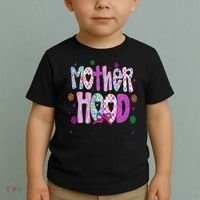 Motherhood Coquette Bow Checker Sarcastic MamaSassy Mother Toddler T-Shirt thumb 2