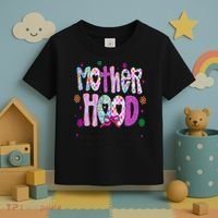 Motherhood Coquette Bow Checker Sarcastic MamaSassy Mother Toddler T-Shirt thumb 3