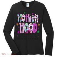 Motherhood Coquette Bow Checker Sarcastic MamaSassy Mother Women's Long Sleeve Shirt thumb 0
