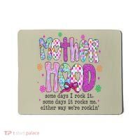Motherhood Coquette Bow Checker Sarcastic MamaSassy Mother Mousepad thumb 0